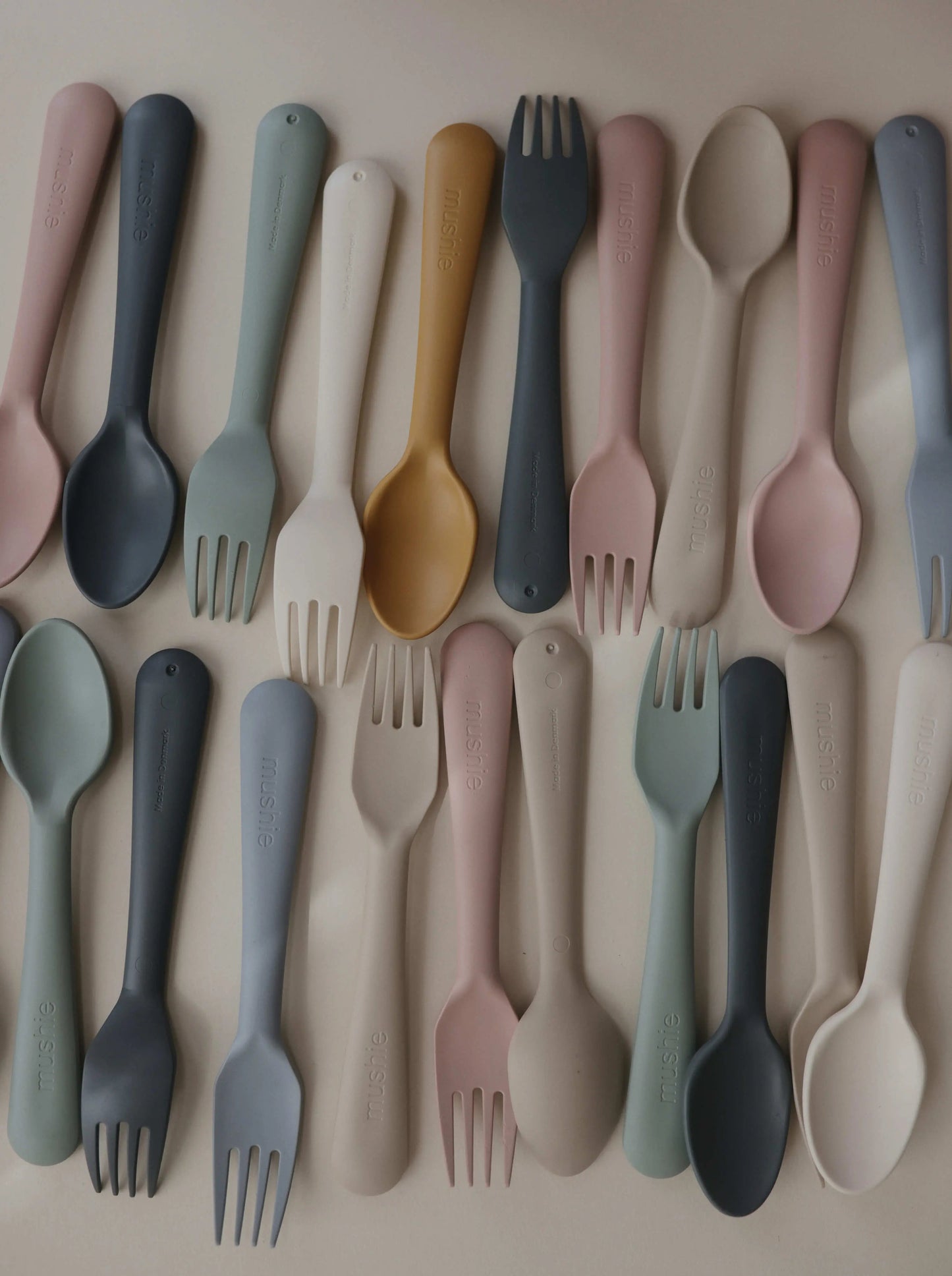 Dinnerware Fork and Spoon Set Mushie