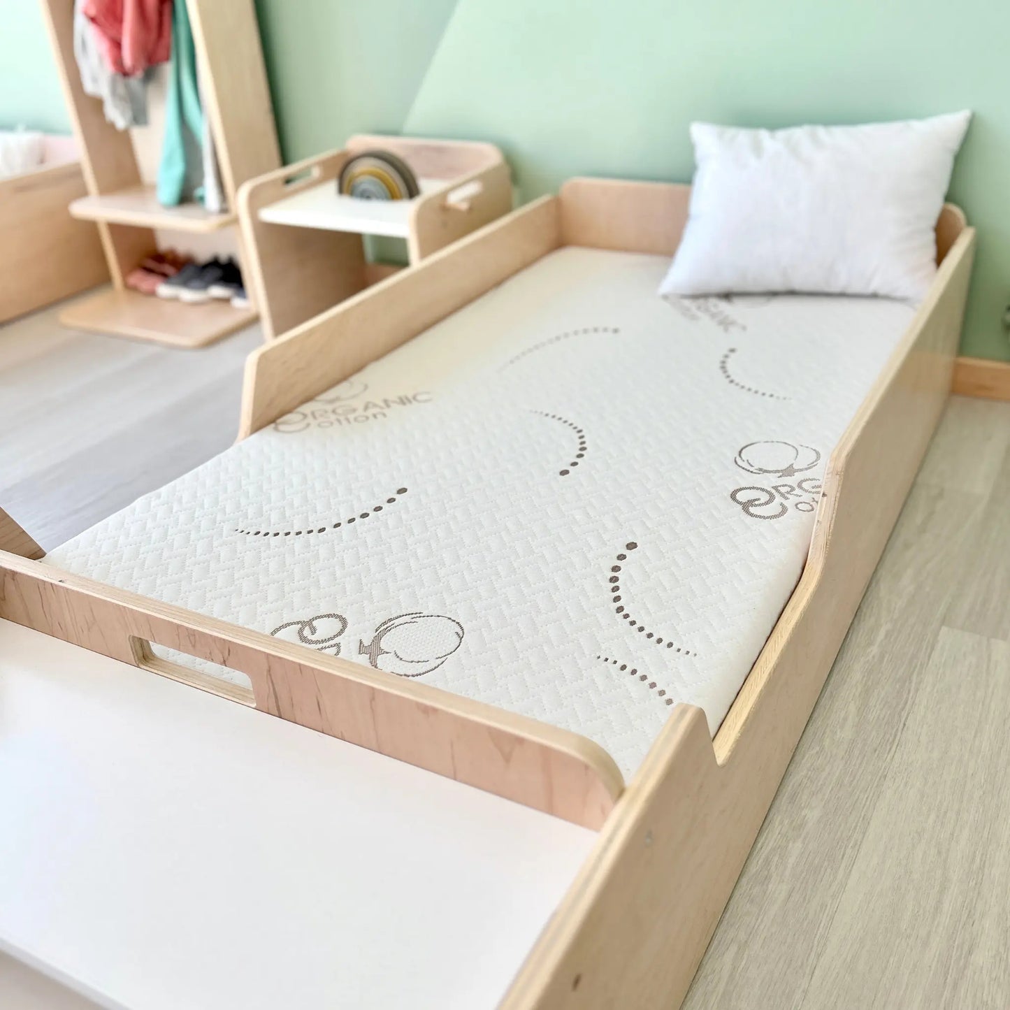 Crib Mattress- Organic Cotton Fabric Sapiens Child