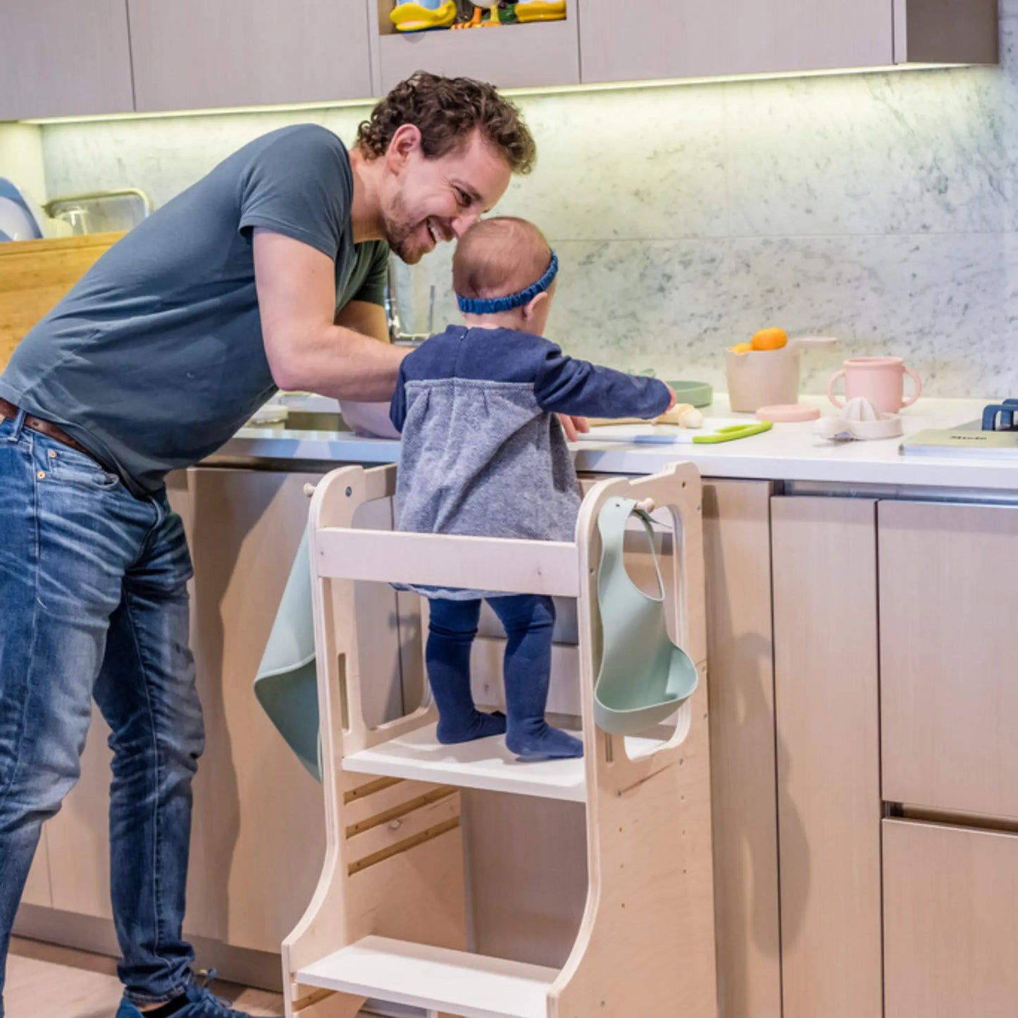 The Best Montessori Kitchen Tower Kitchen Helper Kitchen Stool for toddlers and kids