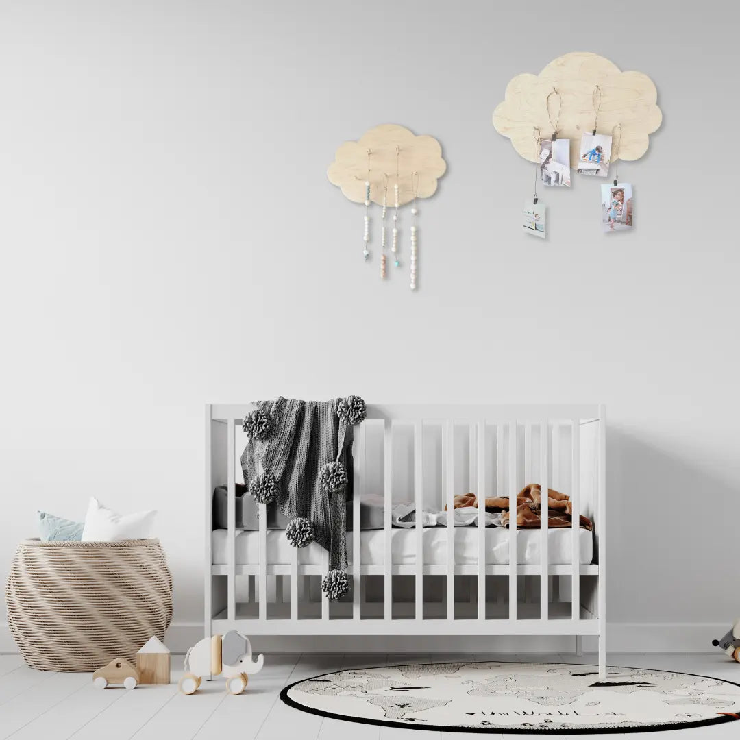 10Wall Decoration Wooden Cloud. Nursery room deco Kids room deco toddler art Nimbus.png
