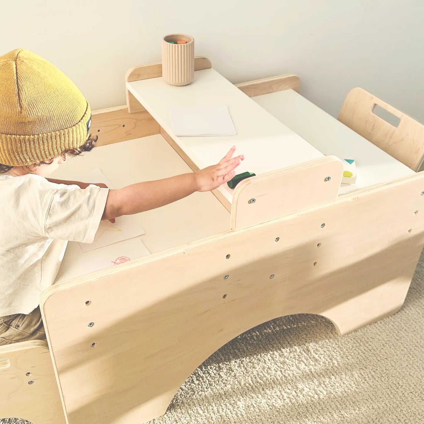 PAPAYA DOUBLE - Adjustable Table & Chair Set for Two Sapiens Child
