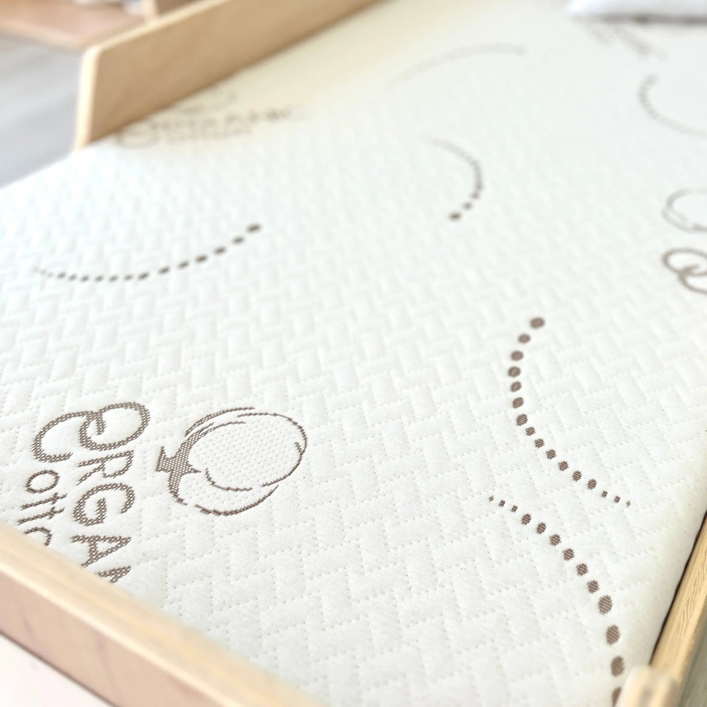 Crib Mattress- Organic Cotton Fabric Sapiens Child