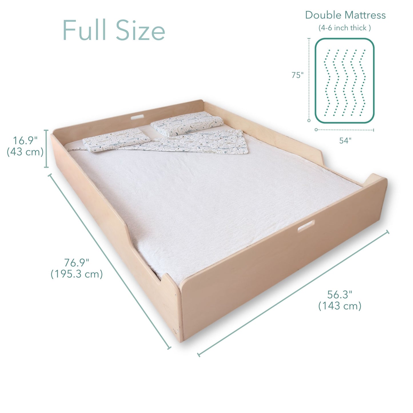 APPLE FULL - Montessori Floor Bed