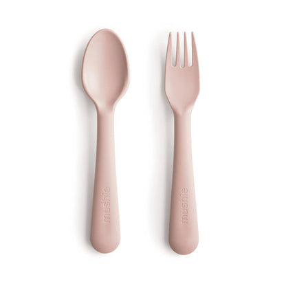 Dinnerware Fork and Spoon Set Mushie