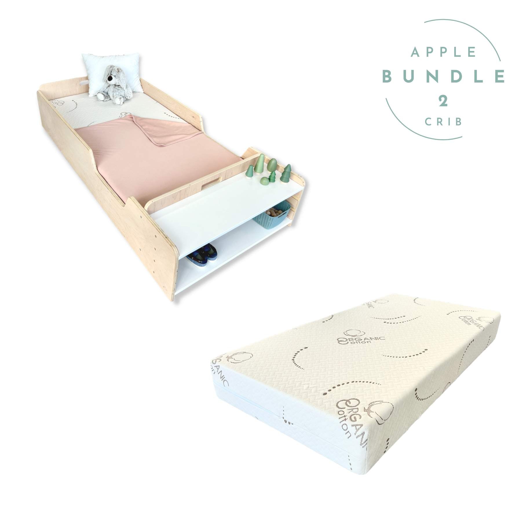 Crib with mattress bundle best sale