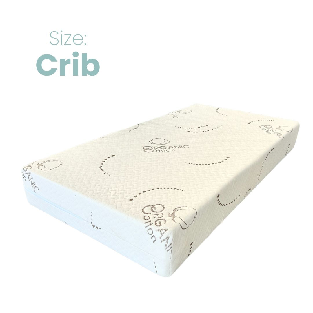 Crib Mattress 6" - Organic Cotton Fabric