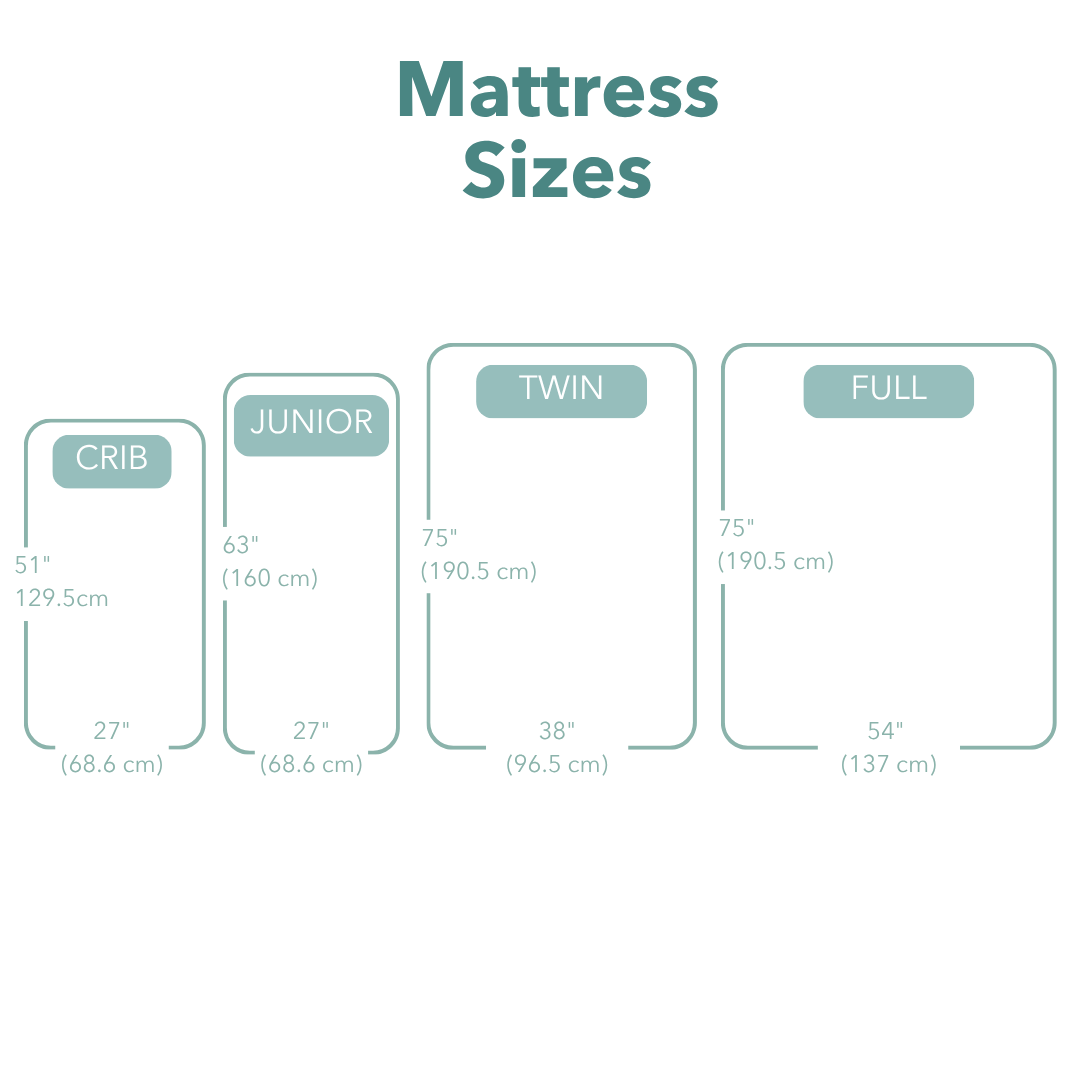Crib Mattress 6" - Organic Cotton Fabric