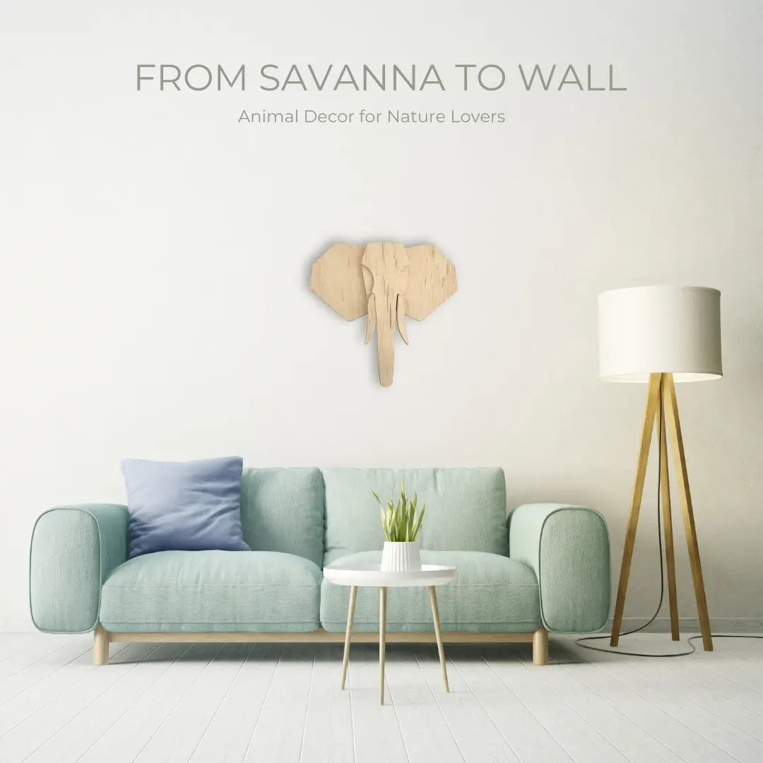 ELEPHANT Head - From The Savann To Your Wall Sapiens Child