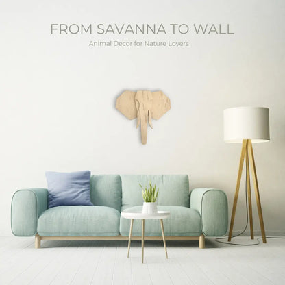 ELEPHANT Head - From The Savann To Your Wall Sapiens Child