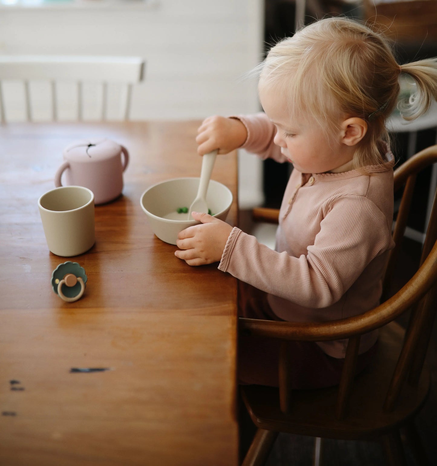Dinnerware Fork and Spoon Set Mushie