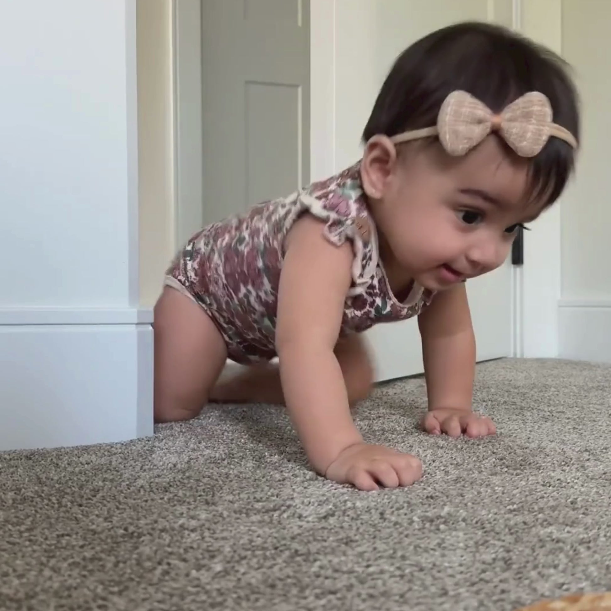 UGC Video of little girl as her mom transforms her bedroom from baby to big kids room.