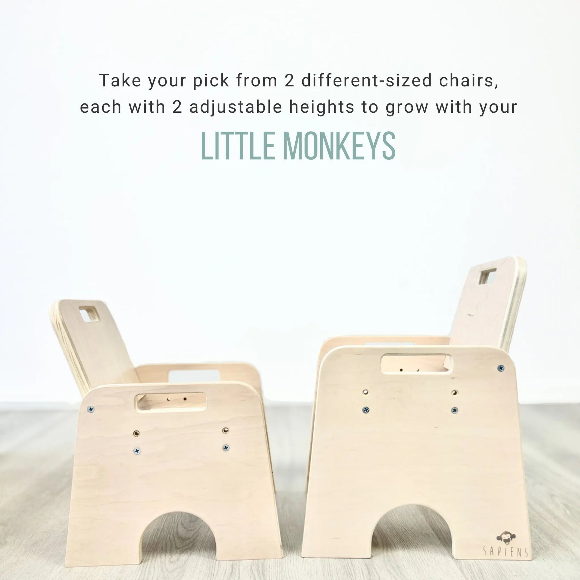 PAPAYA DOUBLE - Adjustable Table & Chair Set for Two Sapiens Child
