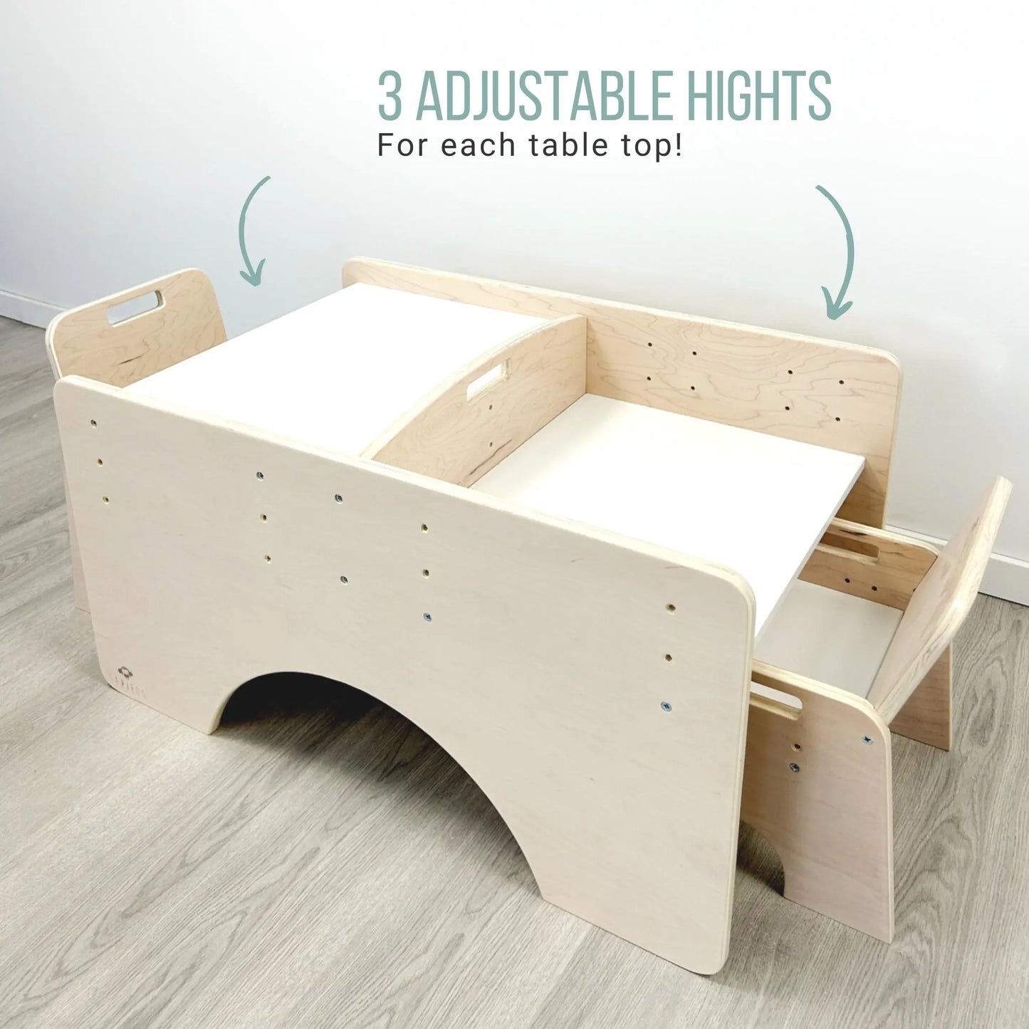 PAPAYA DOUBLE - Adjustable Table & Chair Set for Two Sapiens Child