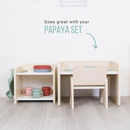 PAPAYA Shelf - Montessori Organization Mini Shelf Sapiens Child