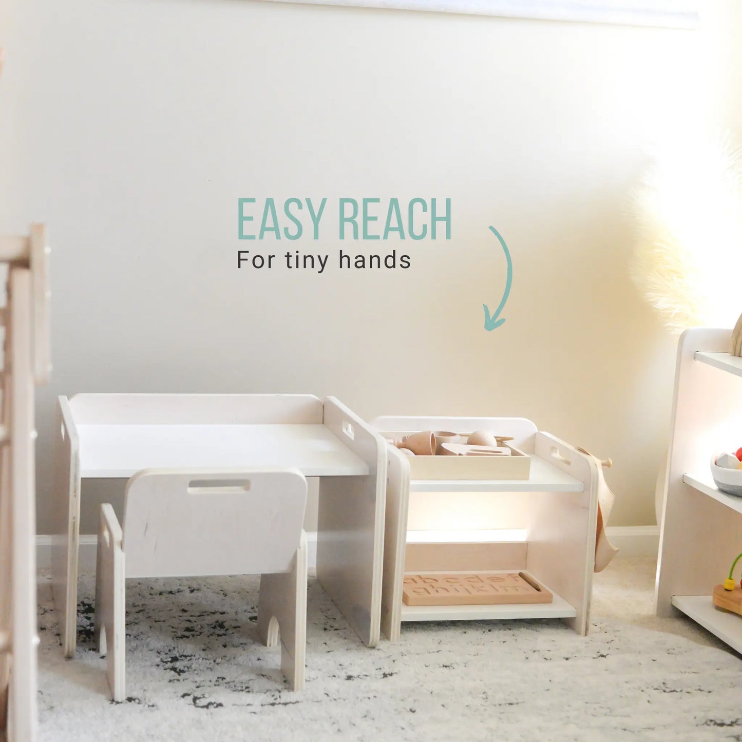 PAPAYA Shelf - Montessori Organization Mini Shelf Sapiens Child