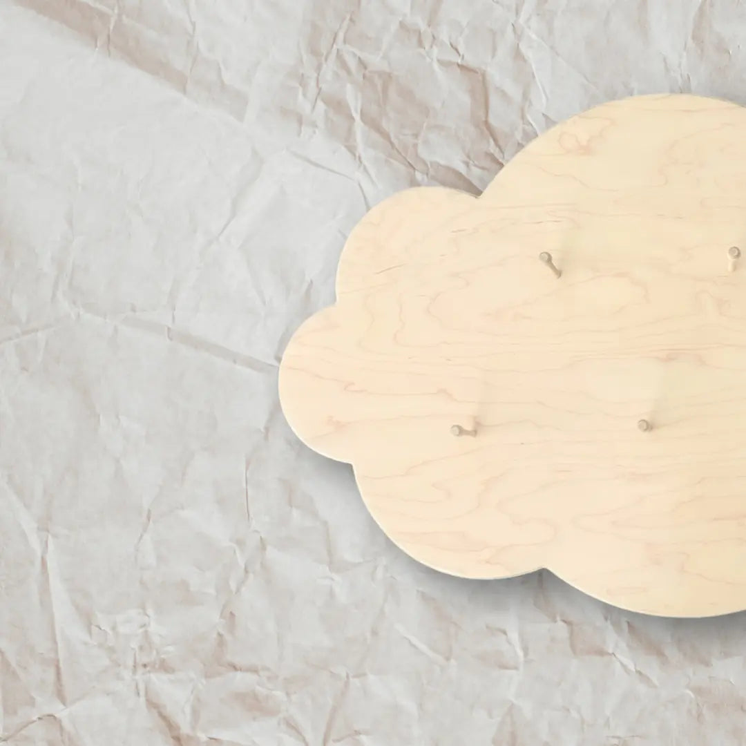 10Wall Decoration Wooden Cloud. Nursery room deco Kids room deco toddler art Nimbus.png