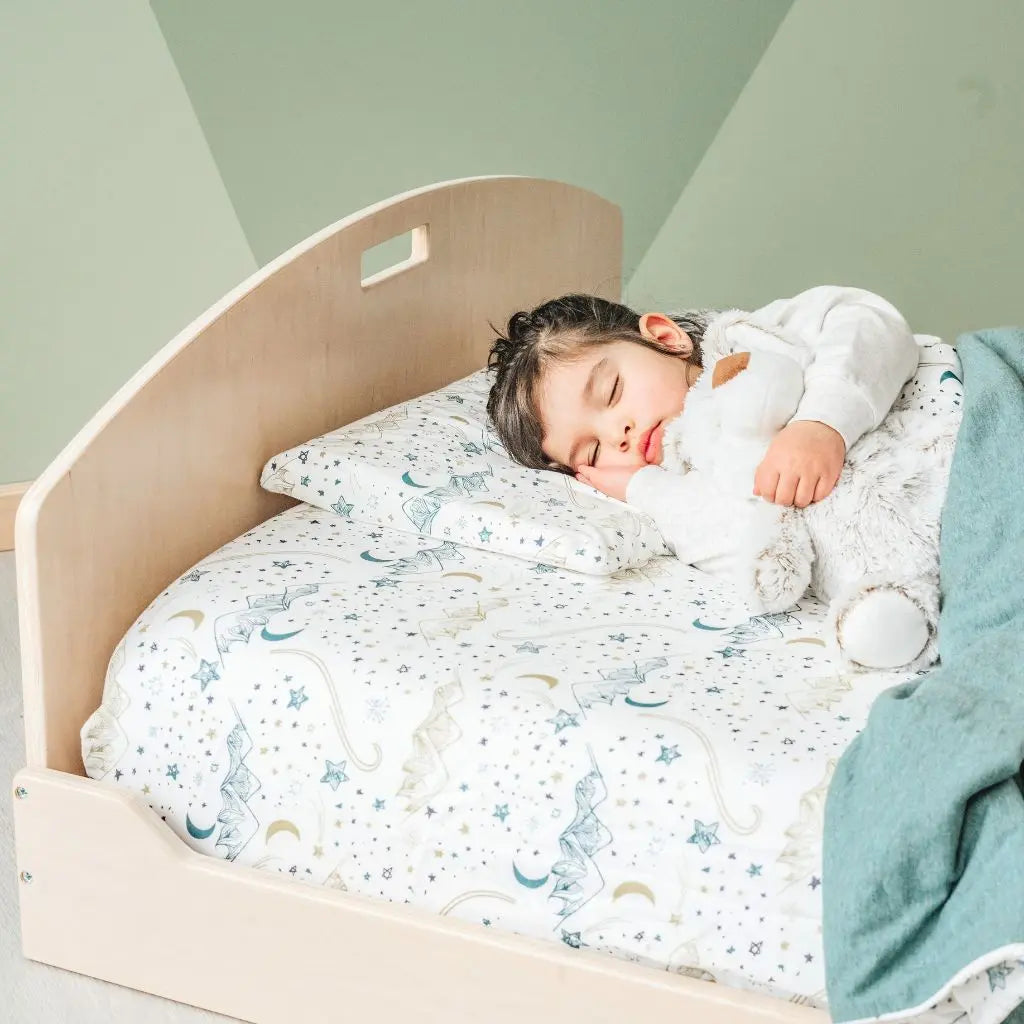 Toddler Pillow with Pillowcase (Bamboo) Nest Designs