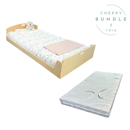 CHERRY BUNDLE 1 - Montessori Floor Bed & Mattress