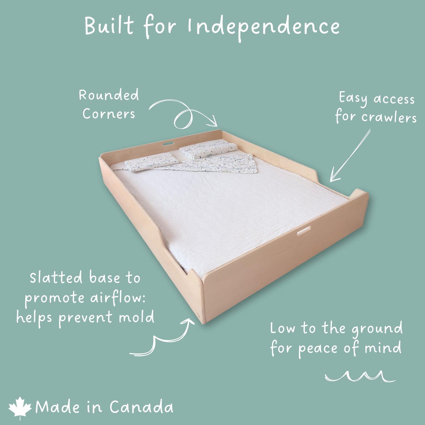 APPLE FULL - Montessori Floor Bed