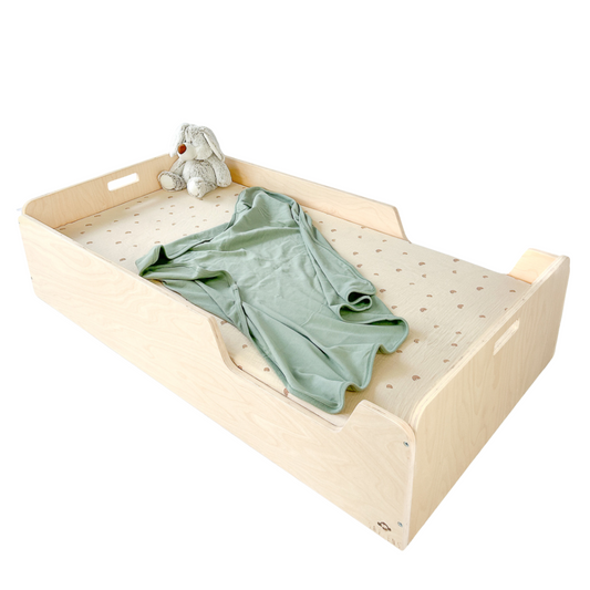 APPLE - Montessori Floor Bed with Rails