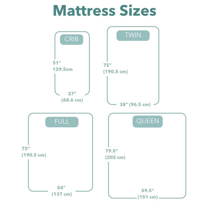 Twin Comfort 6" Mattress - Soft Bamboo-blend Fabric