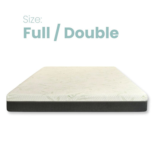 Full Optimal 8" Mattress - Soft Bamboo Fabric