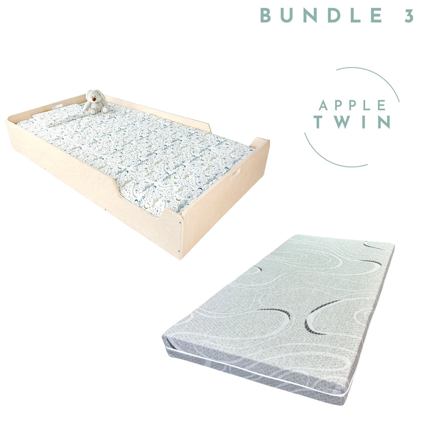 Bundle 3 - Apple Twin & 6" Twin Mattress