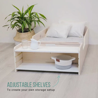 APPLE - Floor Bed with Rails