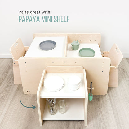 PAPAYA DOUBLE - Adjustable Table & Chair Set for Two
