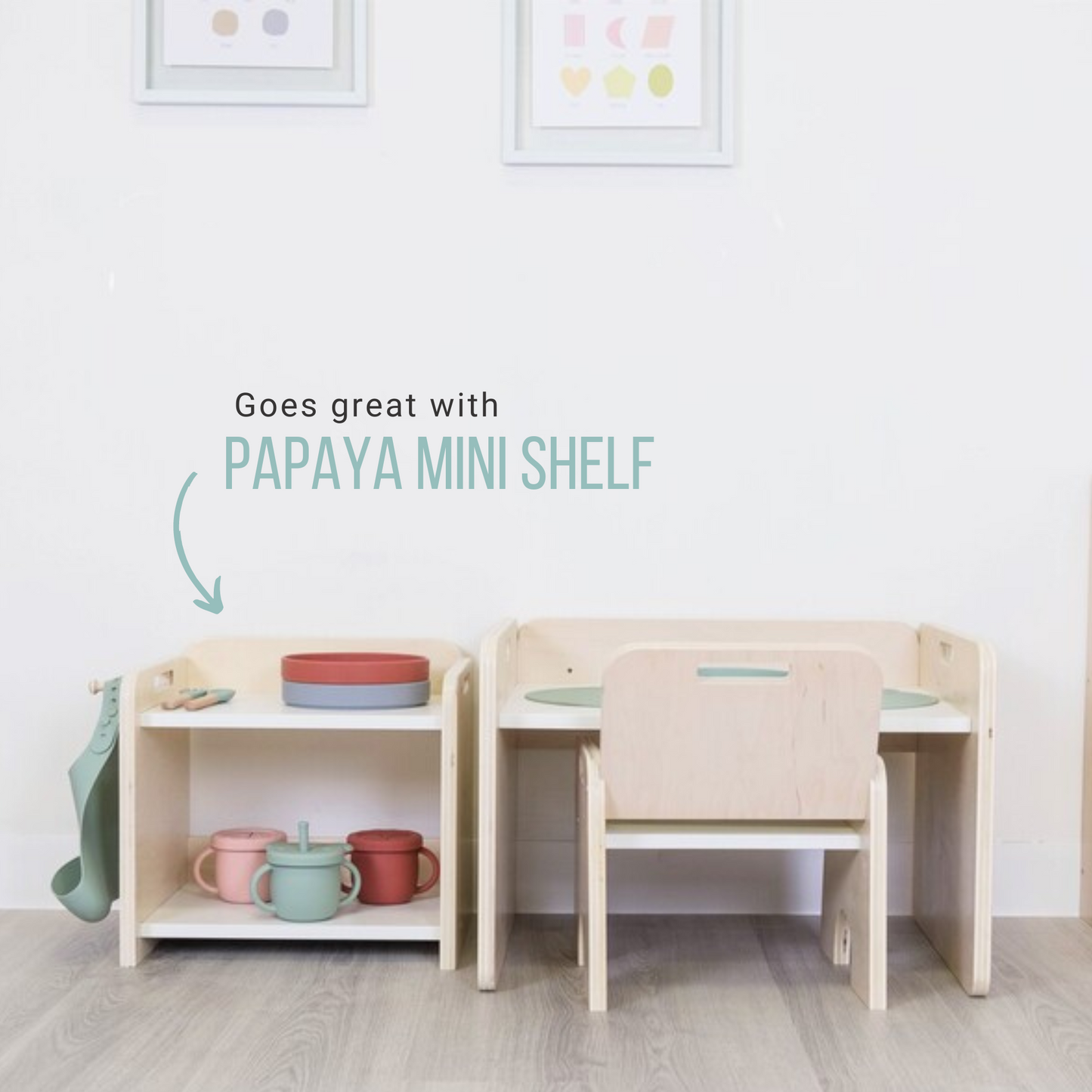 PAPAYA SET - Weaning Table and Chair Adjustable Height