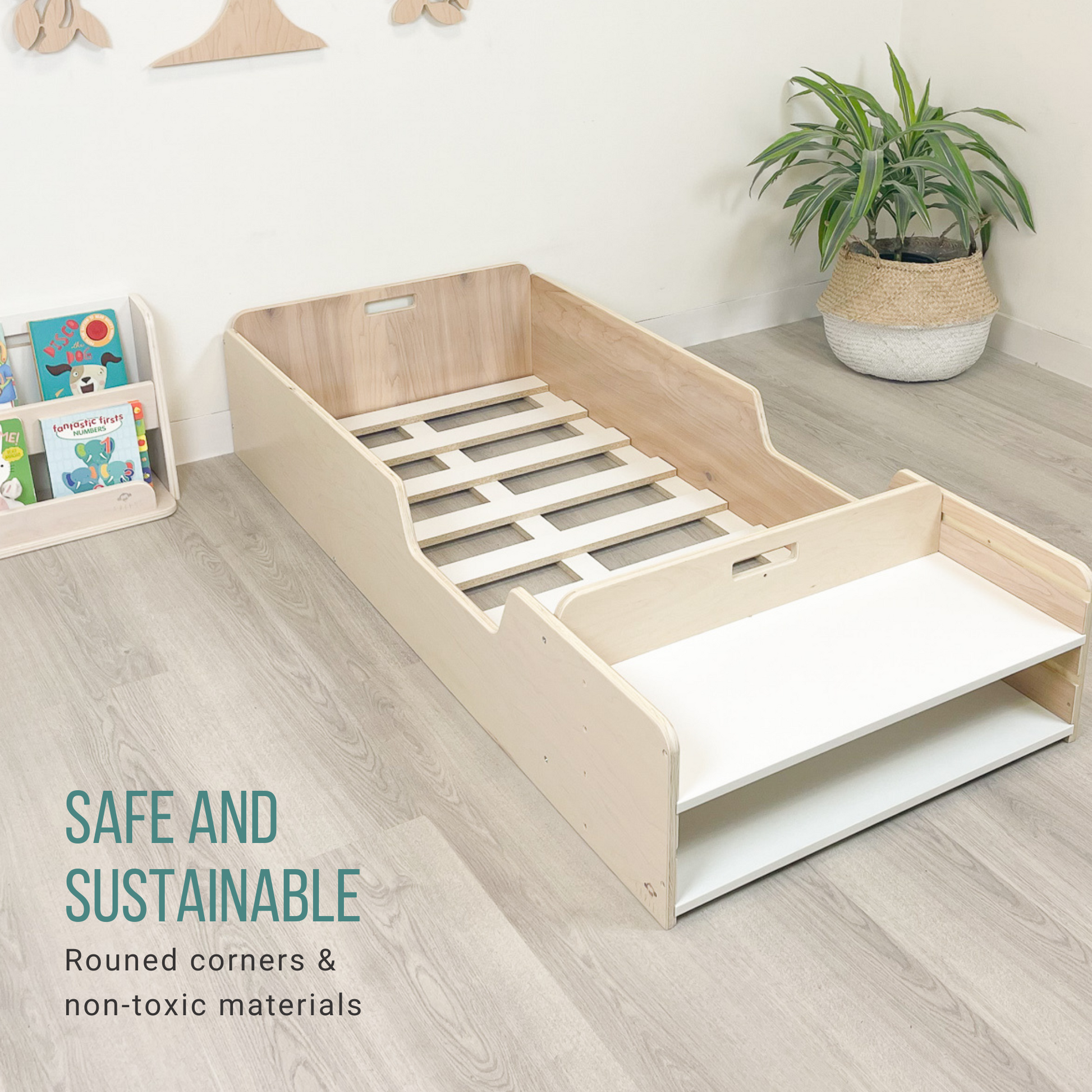 Montessori bed for toddlers and kids bedroom