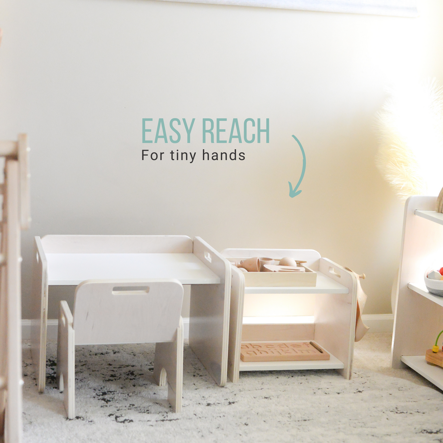 PAPAYA Shelf - Montessori Organization Mini Shelf
